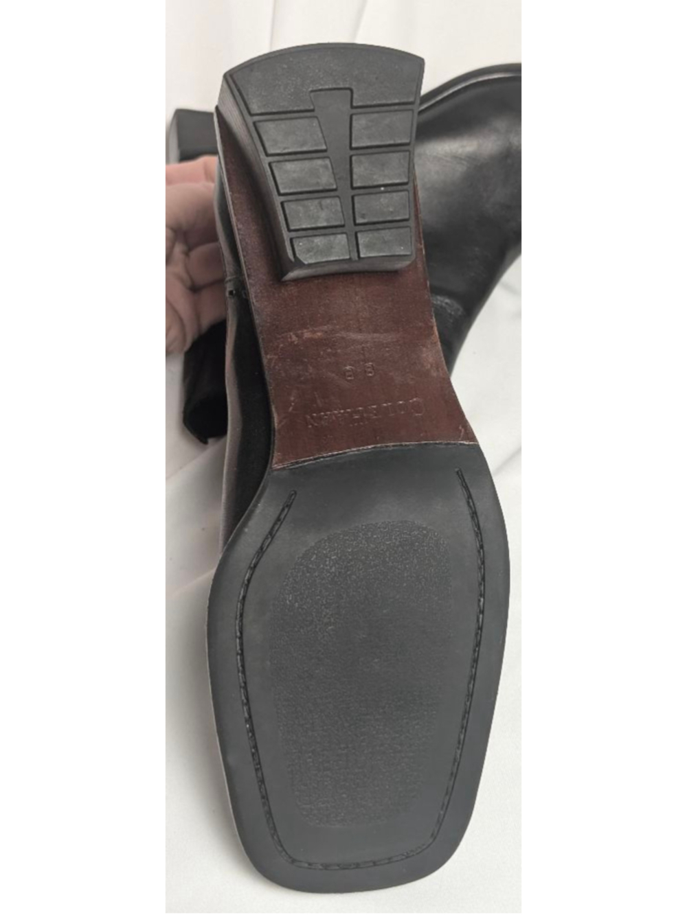 Cole Haan Black Leather Chelsea Ankle Boots Womens Size 8 - Picture 7 of 8